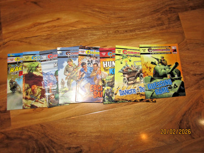 Commando Comics The Collection Bundle X 8 Books 5031-5038