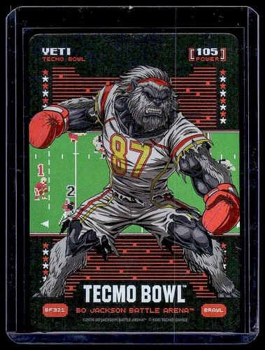 2026 Bo Jackson Battle Arena Tecmo Bowl Veti BF321 Brawl Battlefoil