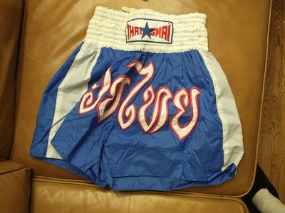 Thaismai Kickboxing / Muay Thai Shorts - XL - Blue, white red