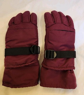 Thinsulate Lite Loft Insulation Gloves Palm Patch Ladies Medium Adjustable Strap