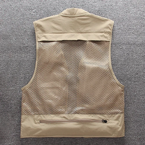 Womens Mens Mesh Utility Vest Jacket Waistcoat Fishing Gilet Multi Pocket Unisex - Picture 13 of 23
