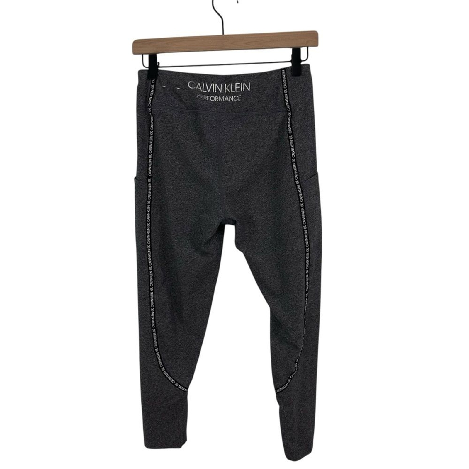 Calvin Klein Performance Stretch Gray Capri Lengt… - image 2