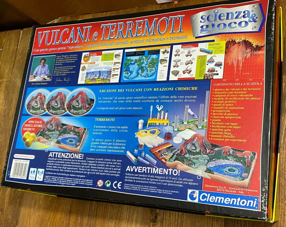 Clementoni- Scienza e Gioco-Eruzioni Vulcaniche, Multicolore, 13995