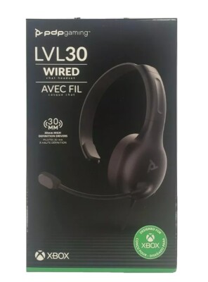 Afterglow LVL 30 Wired Mono Gaming Headset for Xbox One Black New!