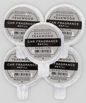 Diffuser Refill Mahogany Teakwood Car Air Freshener (5) Bath And