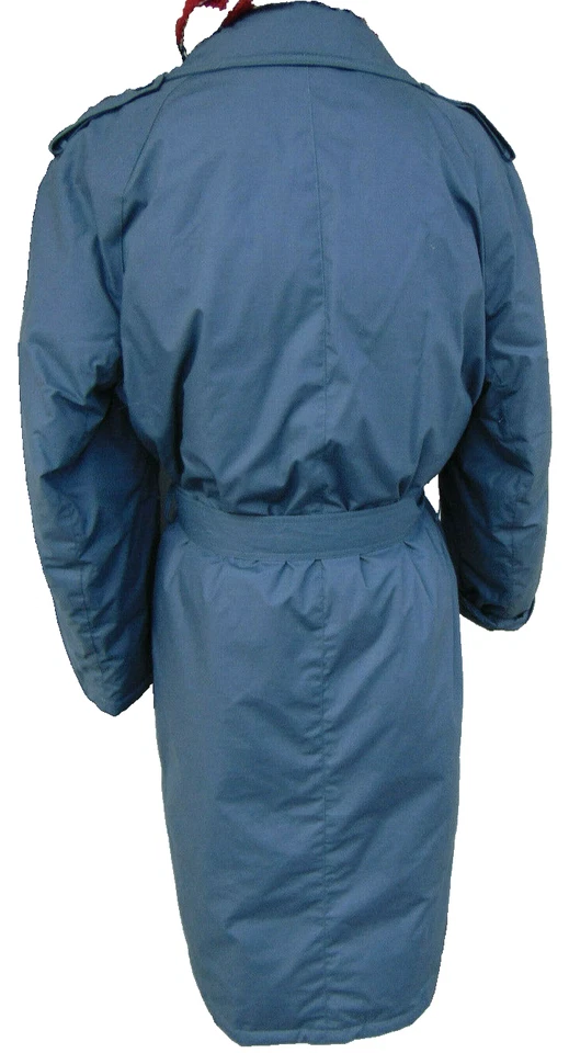 Parka larga de plumón vintage The Company Store algodón poliéster gabardina ~ M/L Foto 3 de 4