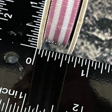 Stampin' Up SWEET SUGARPLUM 144229 Striped Grosgrain Ribbon 3/8" 10 Yards