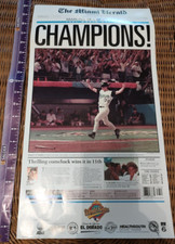 1997 Miami Herald World Series Champions Florida Marlins Poster 20