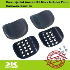 Profile Design Ergo Injected Armrest Kit Black Includes Pads Hardware Road Tri