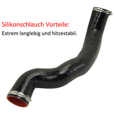 Turboschlauch Ladeluftschlauch für Jeep Cherokee 2.8 CRD 4x4 55037958AB Silikon