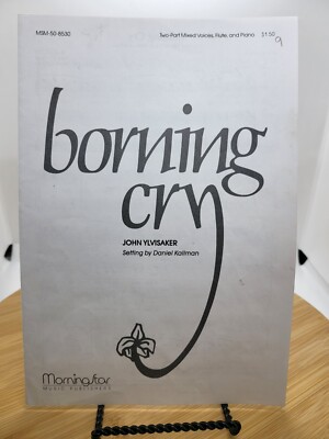 Borning Cry - Religious Two-Part Voice, Flute, & Piano Sheet Music - Morning...