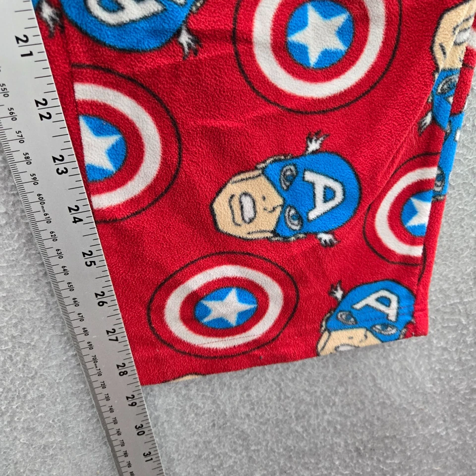 Pantalones de pijama de lana rojos medianos de Marvel Comics para mujer Capitán América Foto 3 de 4