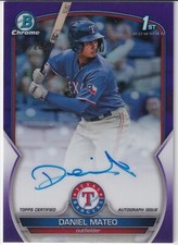 Daniel Mateo - /250 Purple ((AUTO)) - 2023 Bowman Chrome