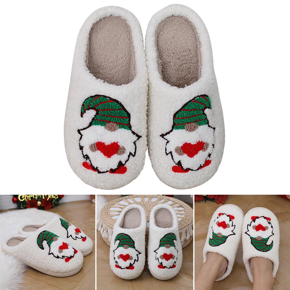 APL Pantofole Natalizie Soffici Pelliccia Morbide Nano Peluche Slip on Casa Scarpe per Uomo Donna