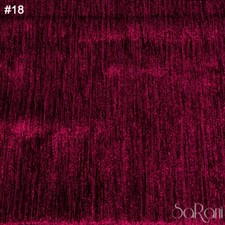 Tessuto Velluto Rigato Al Metro Bordeaux h.300 cm Tendaggi Tappezzeria SARANI 