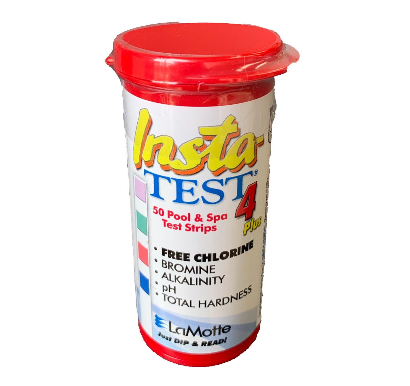 LaMotte Insta 4 Plus Test Strips Hot Tub Swimming Pool Chlorine PH Alkalinity