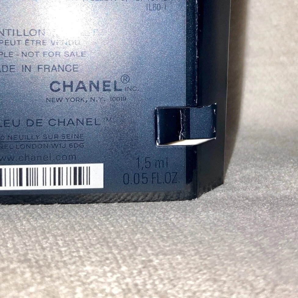 Chanel Bleu De Chanel PARFUM Pour Homme Men's Sample Spray .05oz,  1.5ml