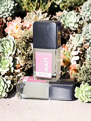Catrice Longlasting Matt Nagellack 01 Matt My Day Überlack Hand Kosmetik Nail  