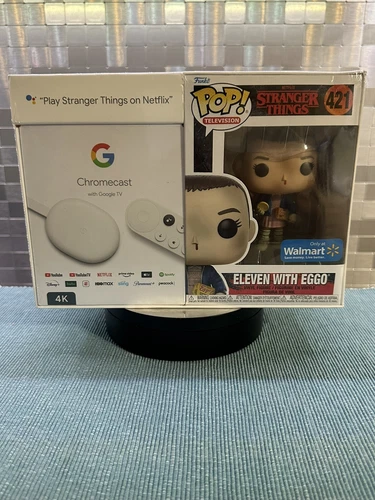 Funko Pop! Stranger Things Eleven with Eggos #421 & Chromecast Walmart Exclusive