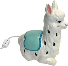 Llama Plug in Kids Tabletop Night Light, Pink or Blue