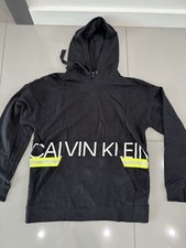 Calvin Klein Hoodie Pullover Sweatshirt Sweater Iconic Logo Long Sleeve M