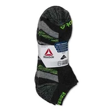 Reebok® Men's Pro Series Cotton Low Cut Socks, 6-Pack " RDM231LC10002 "