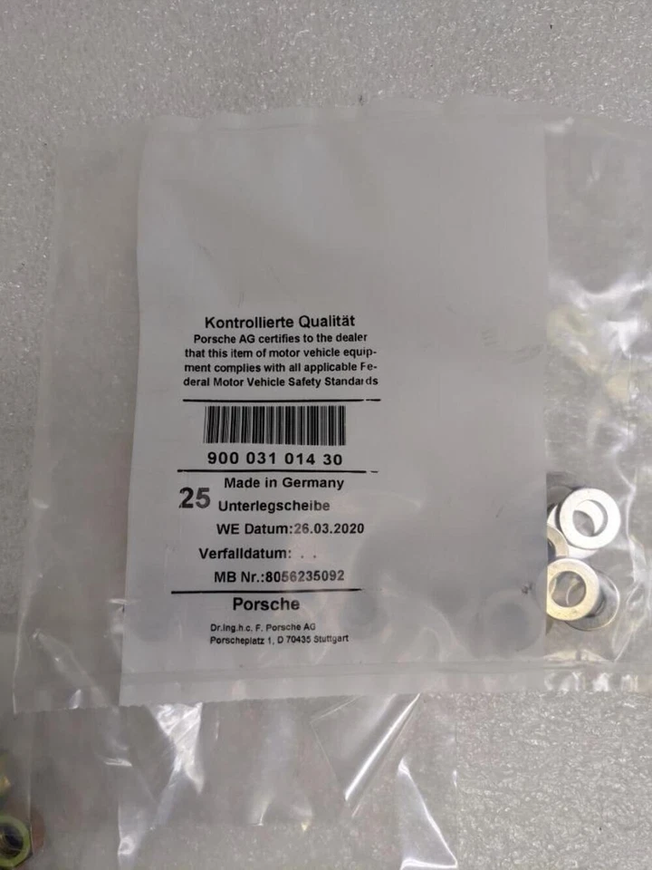 PORSCHE 93010590201 ENGINE VALVE COVER GASKET KIT FOR 911 NEW PGB2TA Foto 3 de 4