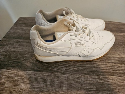 Reebok Classic Harman Run Sneaker, white/steel/gum, 10 M US