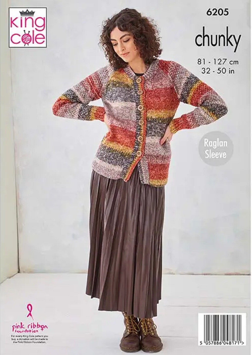 King Cole Ladies Knitting Pattern Womans Chunky Sweater & Cardigan (6205) - Image 2