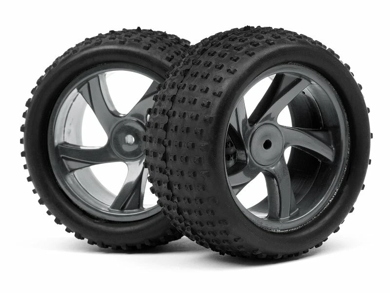 4 pezzi di ruote e pneumatici in plastica per auto RC 1:10 Drift Car per HSP 94123/94103/D4/D3 Offsrt 3/6/9mm  26