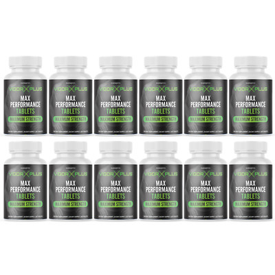 Vigor Plus for Men-VigorPlus Maximum Performance Daily Health - 12 Bottles