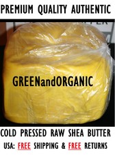 PREMIUM 100 ORGANIC PURE RAW UNREFIND AFRICAN SHEA BUTTER 5 LB FREE SHIPPING 