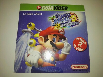 CD-ROM/Guide Promocional(Spain)''Super Mario Sunshine'',Nintendo Gamecube,2002 (1)