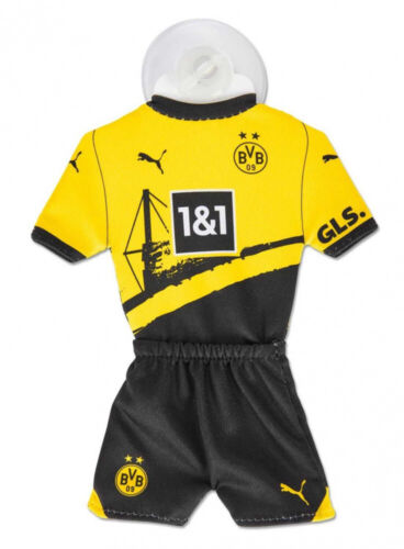 Borussia Dortmund Autotrikot Mini Kit Trikot - plus Aufkleber BVB 09 - Bild 1 von 5