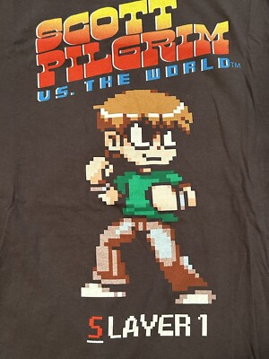 Scott Pilgrim vs. the World Slayer 1 Shirt Large Mighty Fine