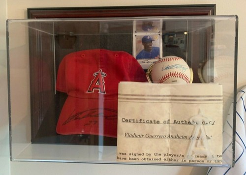 Vladimir Guerrero Sr Autographed Hat 