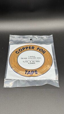 5/32  EDCO Silver Back 1.0 mil Foil Tape
