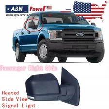 Passenger Right Side Door Mirror Power with Lamp M-folding for 15-20 Ford F-150