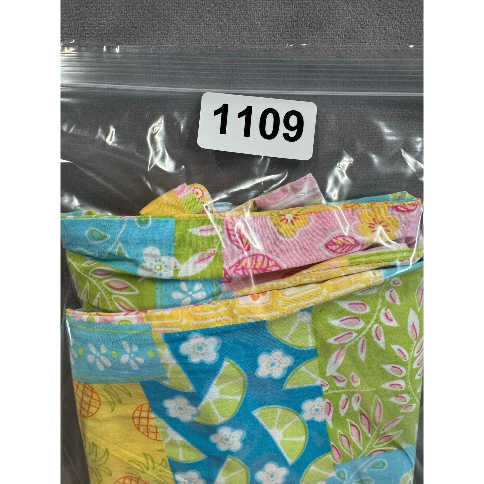 Cotton Connection Tropical Patchwork Style Crop P… - image 12