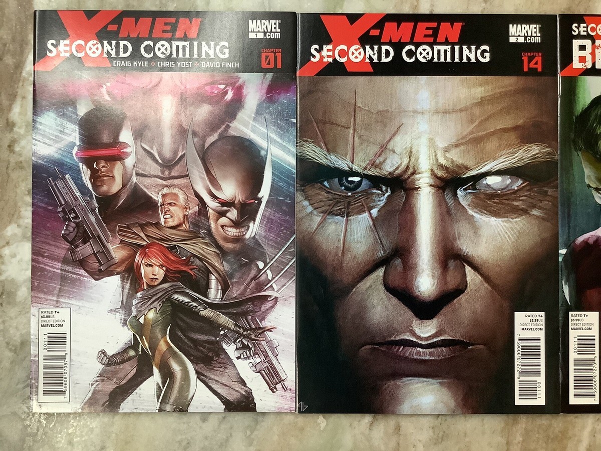 X-Men Second Coming 1-2 & One Shot Blind Science Marvel 2010 Comic