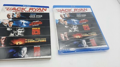 JACK RYAN 5 MOVIE COLLECTION New Blu-ray October Patriot Danger Fears Shadow NEW