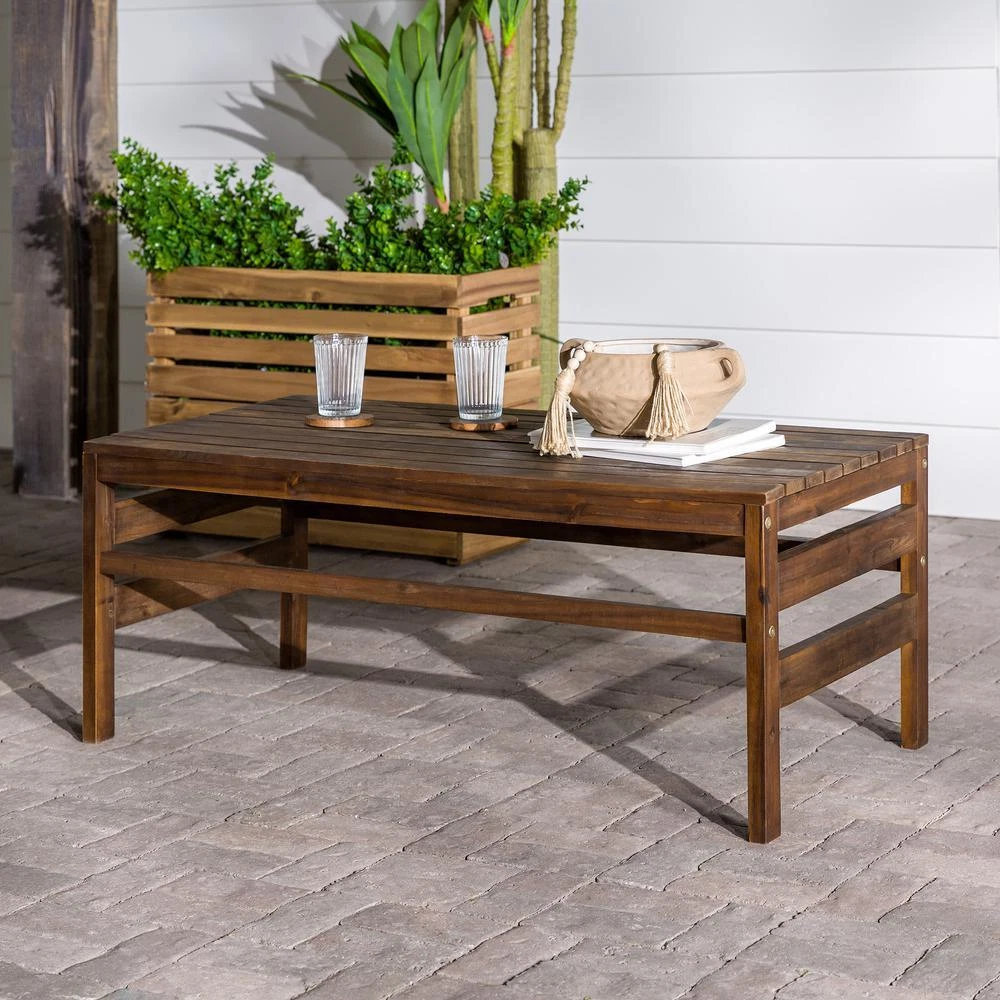 Acacia coffee table outdoor deals