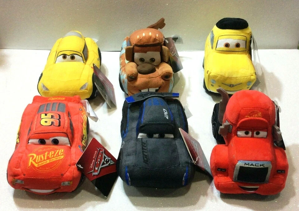DISNEY PTS DISNEY PIXAR CARS 3 SAETTA MCQUEEN LUIGI CRICCHETTO PELUCHES 18 CM PLUSH 7"