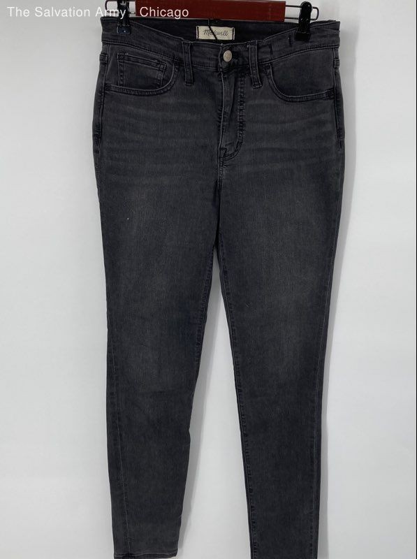Madewell Womens Gray Roadtripper 5-Pocket Design Denim Skinny Jeans Size 28