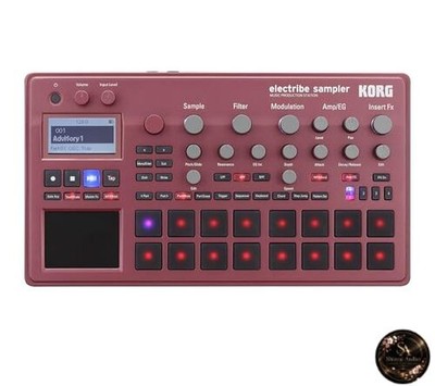 KORG electribe2S Sampler und Sequenzer in rot metallic. Ideal für Tanzmusik