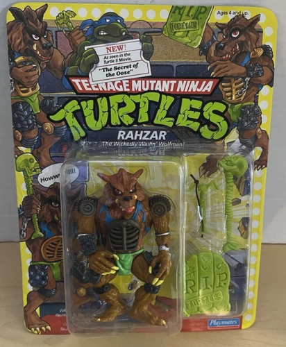 1991 RAHZAR Teenage Mutant Ninja Turtles TMNT Vintage Figure UNPUNCHED  NEW MOSC