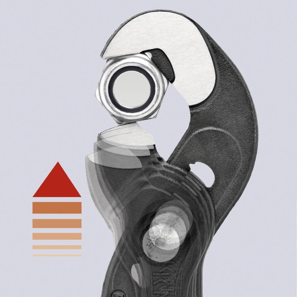 Pince multiprise Knipex Raptor 87 41 250 de 32 mm pour écrous