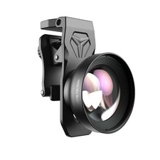 Telephoto Macro Lens with Cold Shoe Mount Aluminum Construction