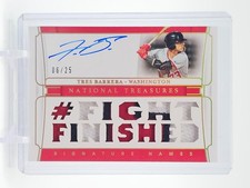 TRES BARRERA 2020 NATIONAL TREASURES PATCH AUTO GOLD /25 #SNA-TB Q6996