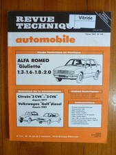 Revue technique Alfa Romeo GIULIETTA